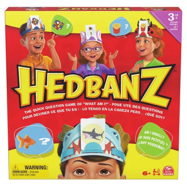 Spoločenská logická hra Hedbanz 2025 od Spin Master Games