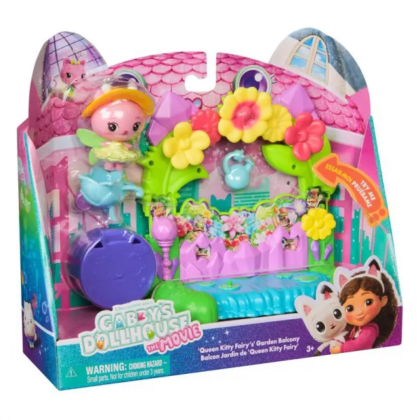 Gabby’s Dollhouse ve filme: balkónový herný set záhradka