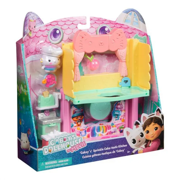 Dortenkina kuchyňa vo filme Gabby’s Dollhouse: detská izbička k veľkému domu