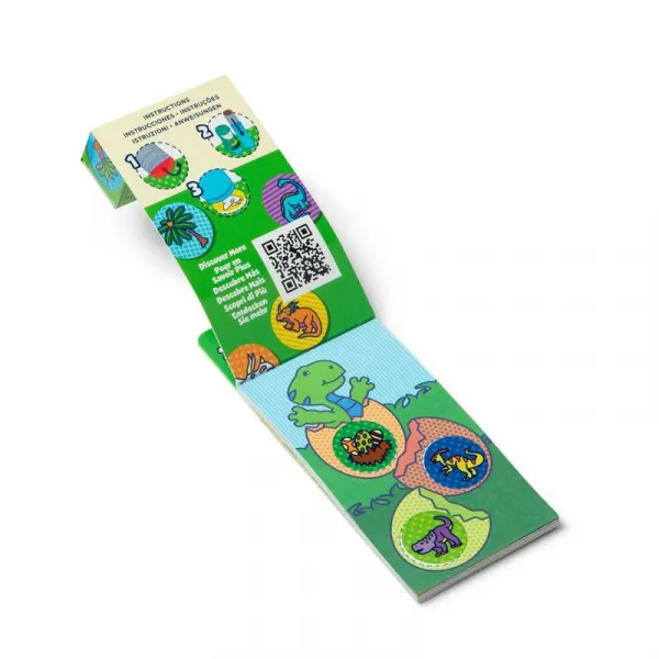 Melissa & Doug sticker wow náplne nálepiek dinosaury