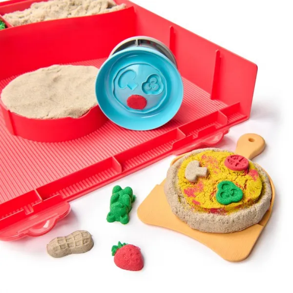Kinetic Sand výroba pizze