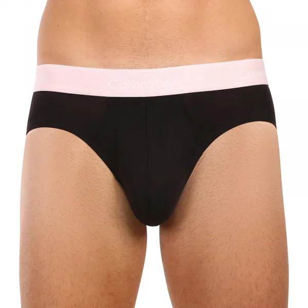 3PACK pánske slipy Calvin Klein čierné (NB4388-2VA) S