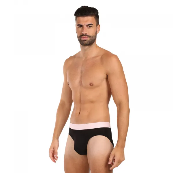 3PACK pánske slipy Calvin Klein čierné (NB4388-2VA) S
