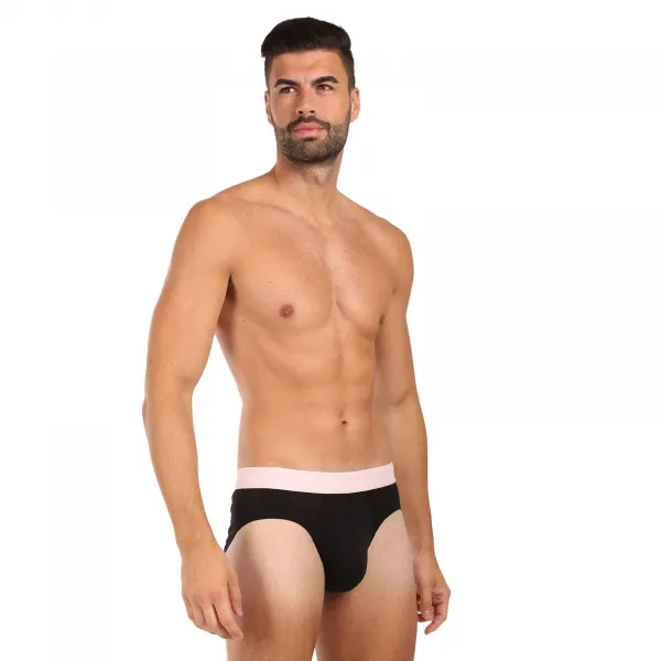 3PACK pánske slipy Calvin Klein čierné (NB4388-2VA) S