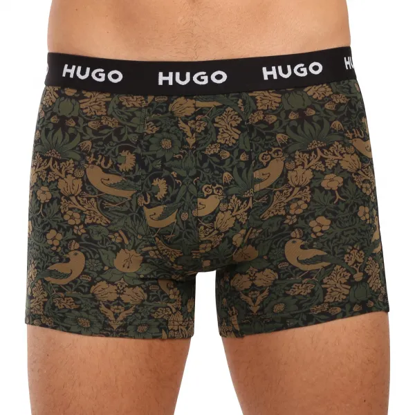 3PACK pánske boxerky HUGO viacfarebné (50532559 979) M, trenky