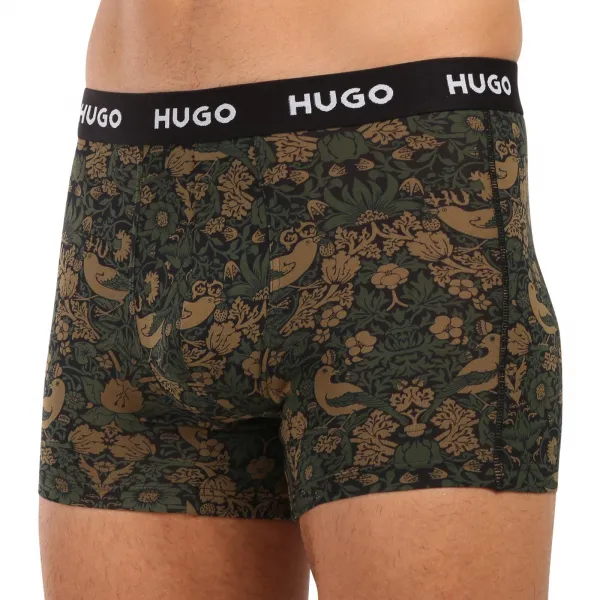 3PACK pánske boxerky HUGO viacfarebné (50532559 979) M, trenky