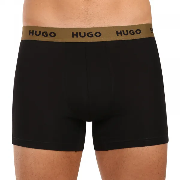 3PACK pánske boxerky HUGO viacfarebné (50532559 979) M, trenky