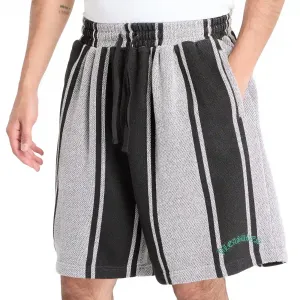 Pleasures Rug Wide Shorts "Black" (P25SU028-BLACK)