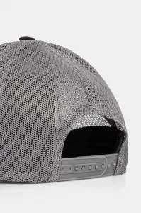 Šiltovka Jack Wolfskin Brand čierna farba, vzorovaná