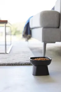 Miska pre vášho domáceho maznáčika Yamazaki Tower 200 ml čierna farba