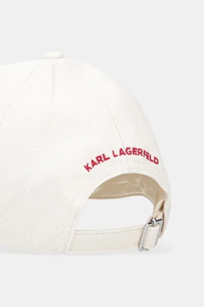 Šiltovka Karl Lagerfeld K/Hearts Cap Natural