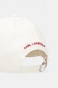 Šiltovka Karl Lagerfeld K/Hearts Cap Natural
