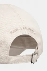 Šiltovka Karl Lagerfeld K/Signature Cap Cement