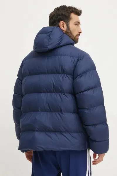 Bunda adidas Originals Commercial Puff pánska, tmavomodrá farba, zimná, IY3397