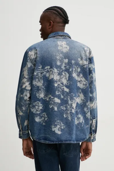Košeľa Karl Lagerfeld Jeans Klj Bleach Denim Overshirt Bleached Denim