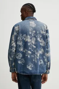 Košeľa Karl Lagerfeld Jeans Klj Bleach Denim Overshirt Bleached Denim