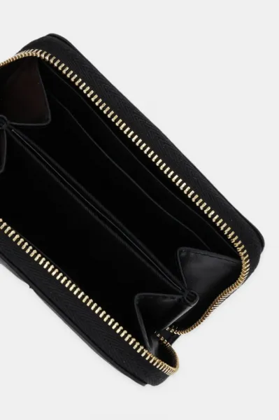 Peňaženka Karl Lagerfeld K/Kuilt Sm Zip Around Wallet Black