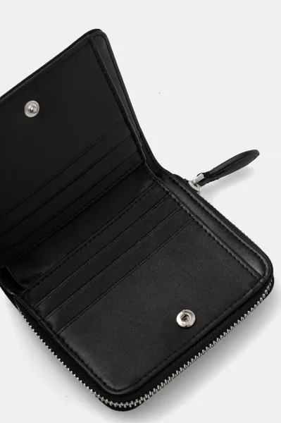 Peňaženka Karl Lagerfeld Ikon Nylon Md Bfd Wllt Black