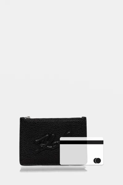 Peňaženka Karl Lagerfeld dámska, čierna farba, A1W32052