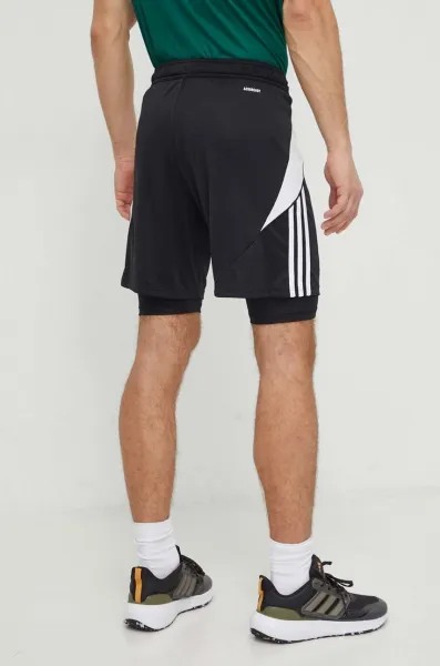 adidas TIRO 24 SHORTS Pánske futbalové kraťasy, čierna, veľkosť