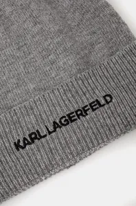Čapica Karl Lagerfeld K/Essential Beanie Grey