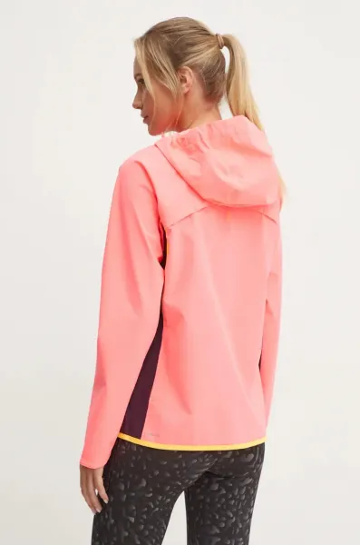 Puma RUN ULTRAWEAVE RAINCELL JACKET W Dámska bežecká bunda, lososová, veľkosť