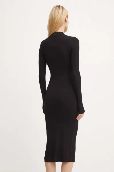 Šaty Diesel D-Mokky-Ls-Microdiv Dress Black 1