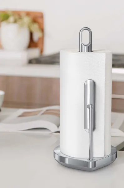 Simplehuman Držiak na papierové utierky, pre rolky do 17 cm, kefovaná nehrdz. oceľ