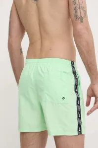 Pánske plavky NIKE SWIM Logo Tape Lap 5 inch-338-vapor green