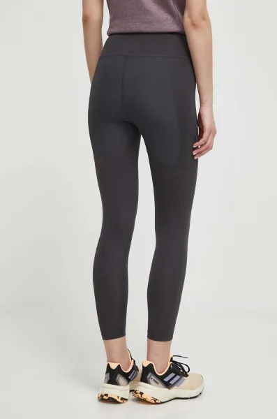 Športové legíny Helly Hansen Blaze dámske, šedá farba, jednofarebné, 63182