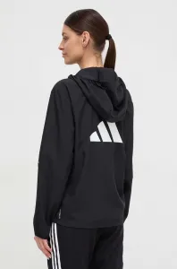 Bežecká bunda adidas Performance Run It čierna farba, prechodná, IL7223