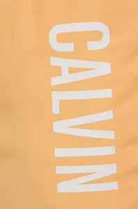 Pánske plavky Calvin Klein oranžové (KM0KM01004-SAN) L