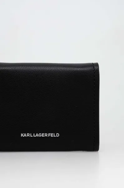 Peňaženka Karl Lagerfeld K/Ikonik 2.0 Leather Sm Fl Wlt Black