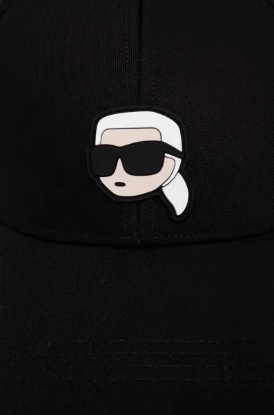 Šiltovka Karl Lagerfeld K/Ikonik 2.0 Cap Black