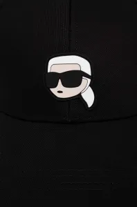 Šiltovka Karl Lagerfeld K/Ikonik 2.0 Cap Black