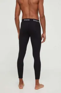 Funkčné legíny Smartwool Classic Thermal Merino čierna farba