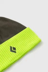 Čiapka Black Diamond zelená farba, z tenkej pleteniny