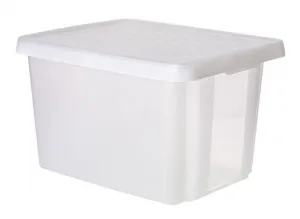 CURVER Úložný box ESSENTIALS 26L s vekom | transparentná