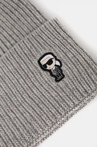 Čapica Karl Lagerfeld K/Ikonik 2.0 Beanie Light Grey Mélange