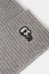 Čapica Karl Lagerfeld K/Ikonik 2.0 Beanie Light Grey Mélange