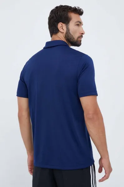 Tréningová polokošeľa adidas Performance Entrada 22 tmavomodrá farba, s potlačou, H57487