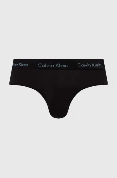 Slipy Calvin Klein Underwear 3-pak pánske, čierna farba, 0000U2661G