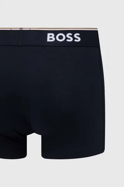 3PACK pánske boxerky BOSS tmavo modré (50475274 480) S, trenky