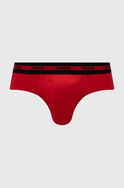 3PACK pánske slipy HUGO viacfarebné (50492378 621) S