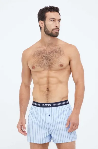3PACK pánske trenky BOSS viacfarebné (50480034 465) S, trenírky
