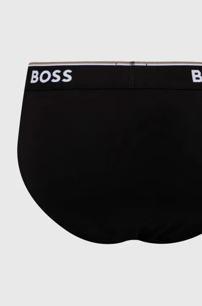 3PACK pánske slipy BOSS čierné (50475273 001) S