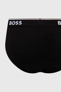 3PACK pánske slipy BOSS čierné (50475273 001) S