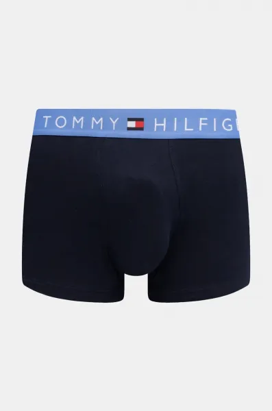 Boxerky Tommy Hilfiger 3-pak pánske, tmavomodrá farba