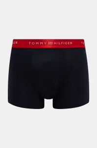 Boxerky Tommy Hilfiger 3-pak pánske, tmavomodrá farba, UM0UM03411