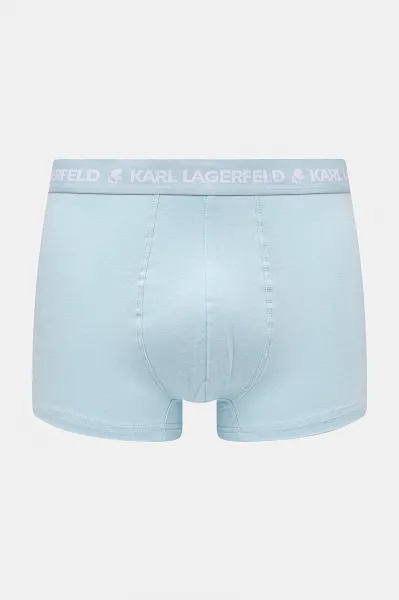 Spodná Bielizeň Karl Lagerfeld Logo Trunk Multiband Pesto-Cool Blu-Mood Indigo